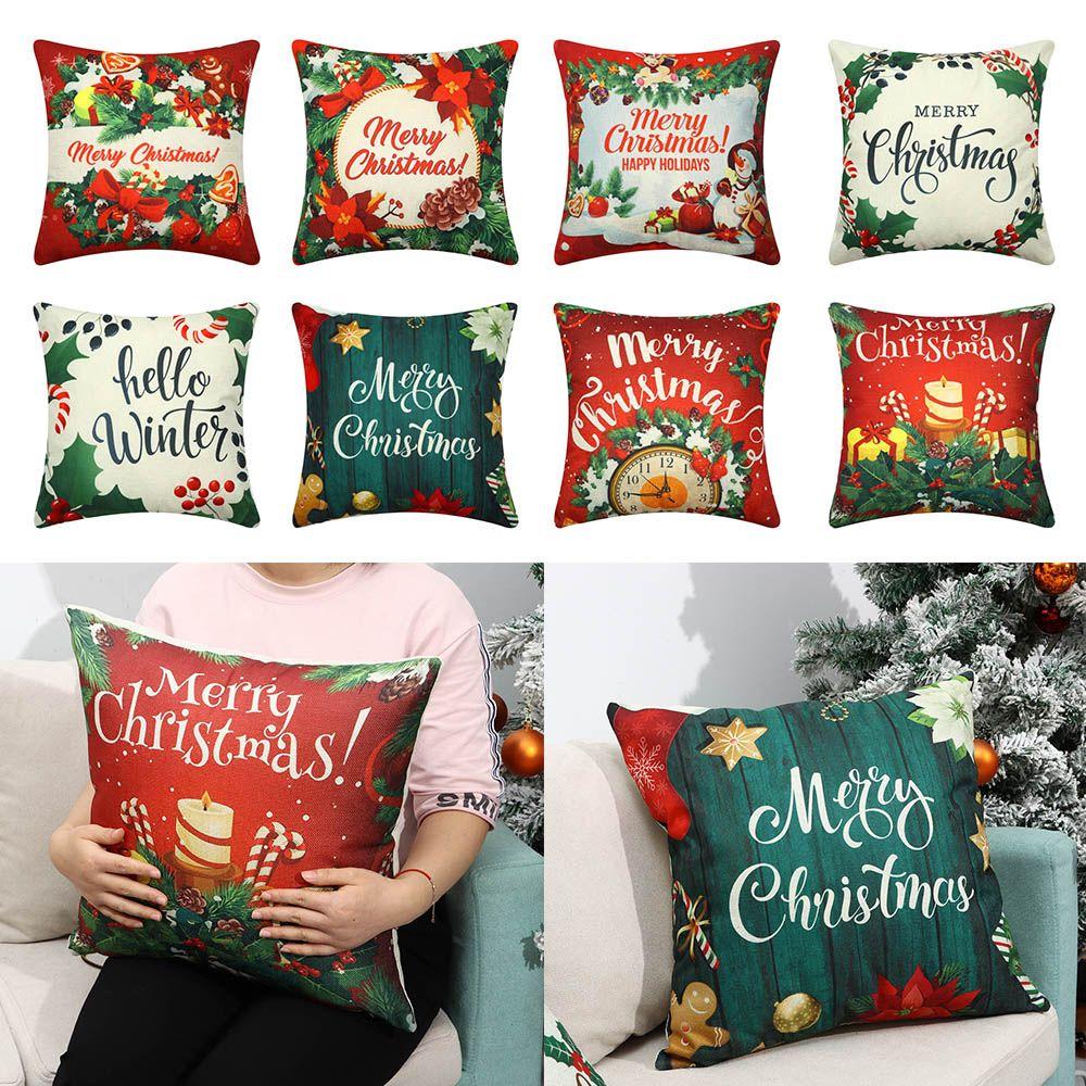Home Decoration Home Decor Linen Sofa Accessories Cushion Cover Xmas Ornament Christmas PillowCase
Home Decoration Home Decor Linen Sofa Accessories Cushion Cover Xmas Ornament Christmas PillowCase