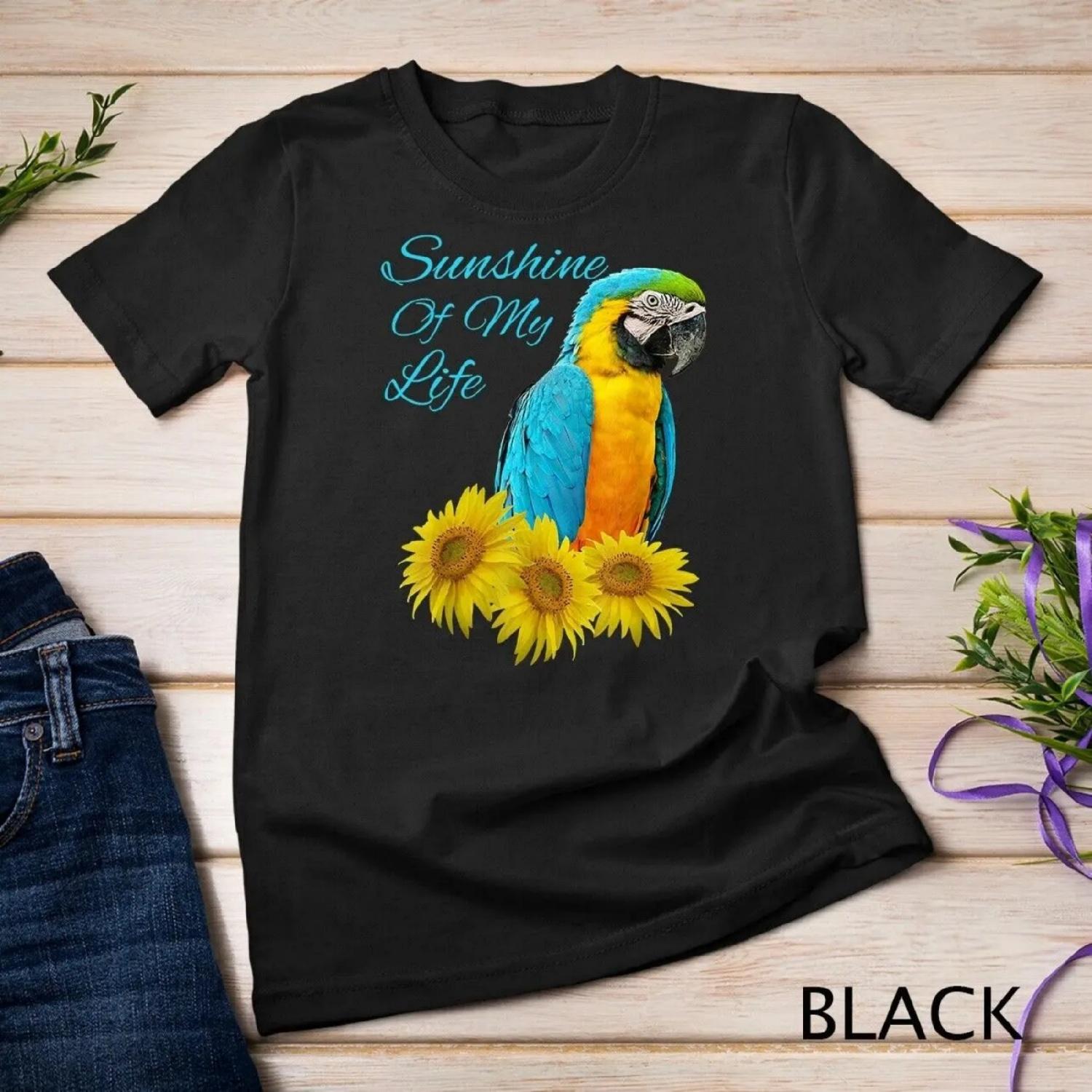 Blue Gold Macaw Parrot Sunshine Sunflower T Shirt XXXXXL різнокольоровий
Blue Gold Macaw Parrot Sunshine Sunflower T Shirt XXXXXL різнокольоровий
