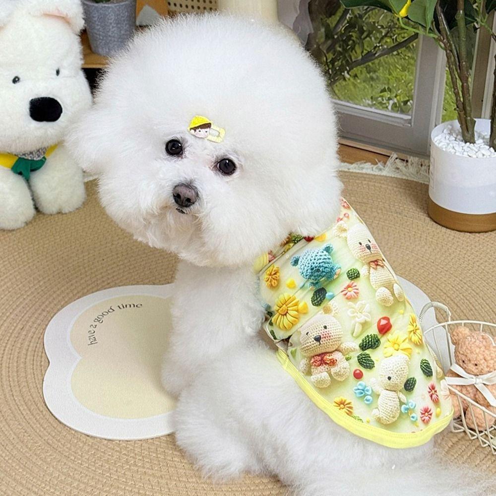 Cartoon Print Pet T-shirt Ultra Thin Dog Cat Clothes Durable Dog Vest for Small Medium Large Dogs 4XL жовтий
Cartoon Print Pet T-shirt Ultra Thin Dog Cat Clothes Durable Dog Vest for Small Medium Large Dogs 4XL жовтий