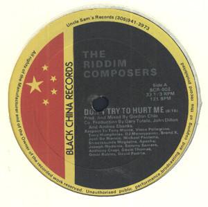 12inch Record RIDDIM COMPOSERS - Don t Try To Hurt Me BCR002 Black China Rec 1990 US Dance & Electronica Used
12inch Record RIDDIM COMPOSERS - Don t Try To Hurt Me BCR002 Black China Rec 1990 US Dance & Electronica Used