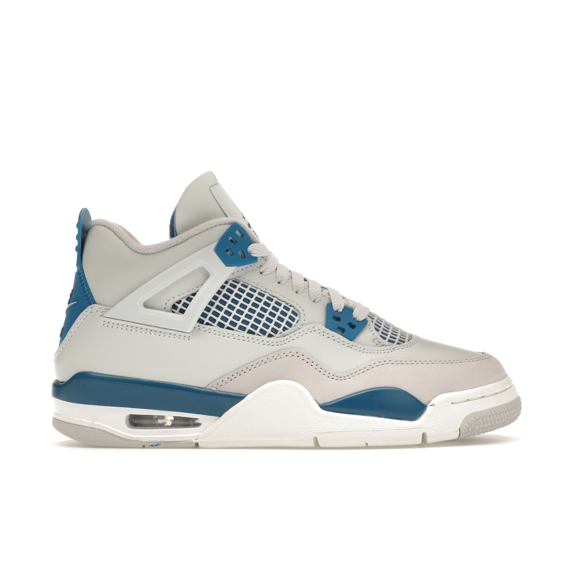 Детские кроссовки Air Jordan 4 Retro GS Military Blue 2024 Бело-белые Нейтрально-серые HF4281-141 36
Детские кроссовки Air Jordan 4 Retro GS Military Blue 2024 Бело-белые Нейтрально-серые HF4281-141 36