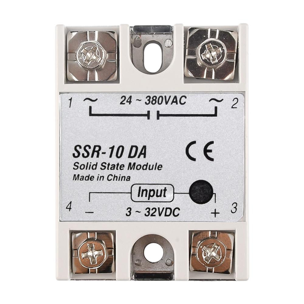 SSR-10DA SSR-25DA SSR-40DA SSR-60DA SSR-100DA Solid-state relays DC 3-32V control voltage AC 24-380V load voltage SSR-10DA
SSR-10DA SSR-25DA SSR-40DA SSR-60DA SSR-100DA Solid-state relays DC 3-32V control voltage AC 24-380V load voltage SSR-10DA