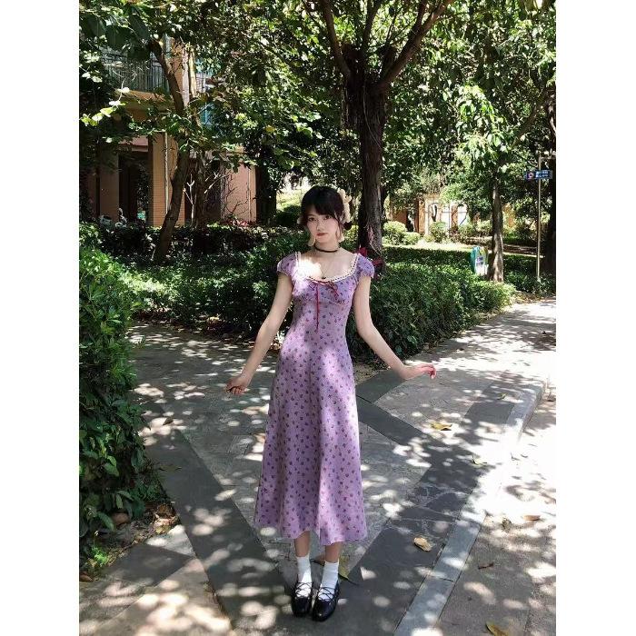 Large size gentle wind dress women s summer pear-shaped body floral skirt fat MM belly and thin skirt XL фіолетовий
Large size gentle wind dress women s summer pear-shaped body floral skirt fat MM belly and thin skirt XL фіолетовий