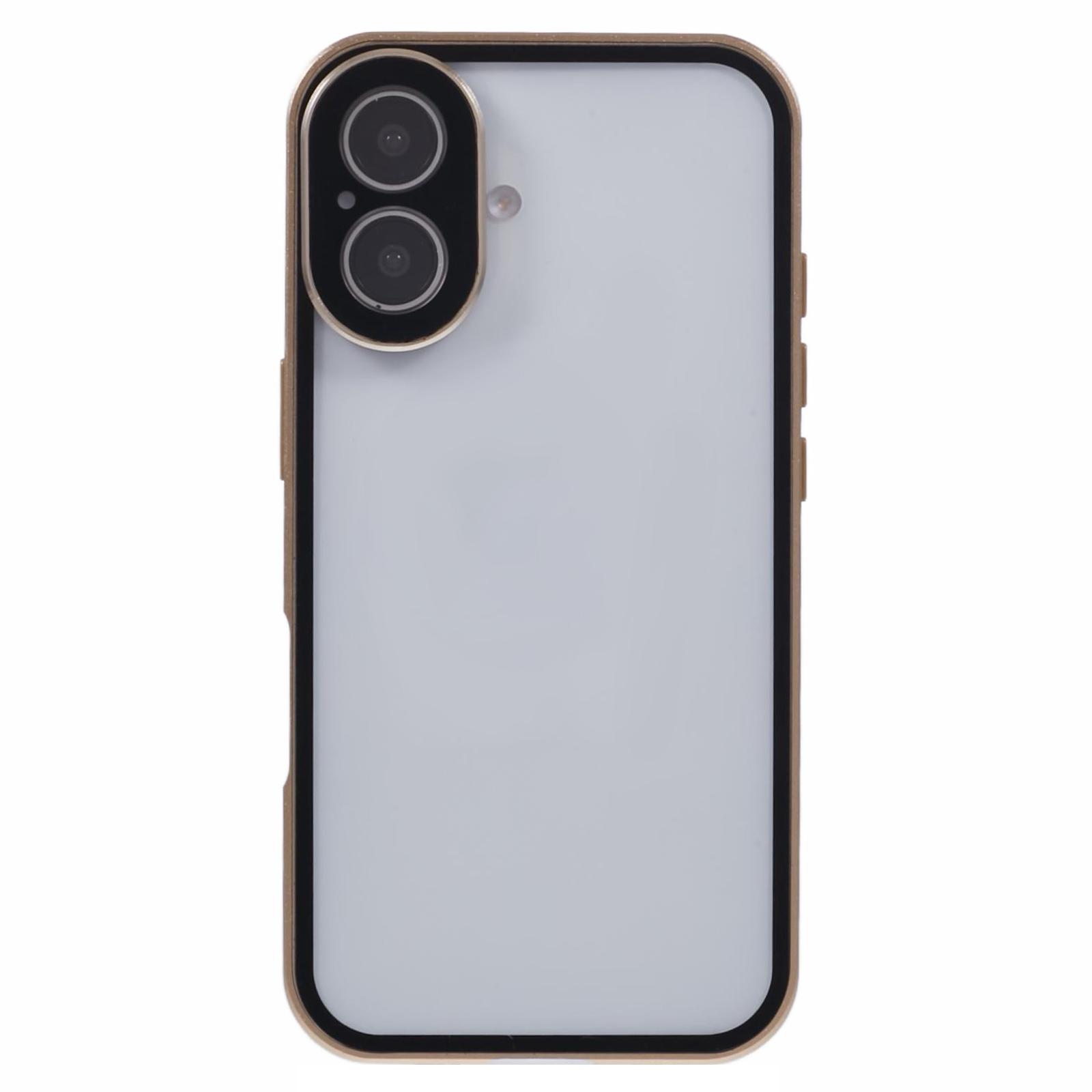 For iPhone 16 Case Magnetic Adsorption Double Sides Tempered Glass+Metal Phone Cover with Buckle Black
For iPhone 16 Case Magnetic Adsorption Double Sides Tempered Glass+Metal Phone Cover with Buckle Black