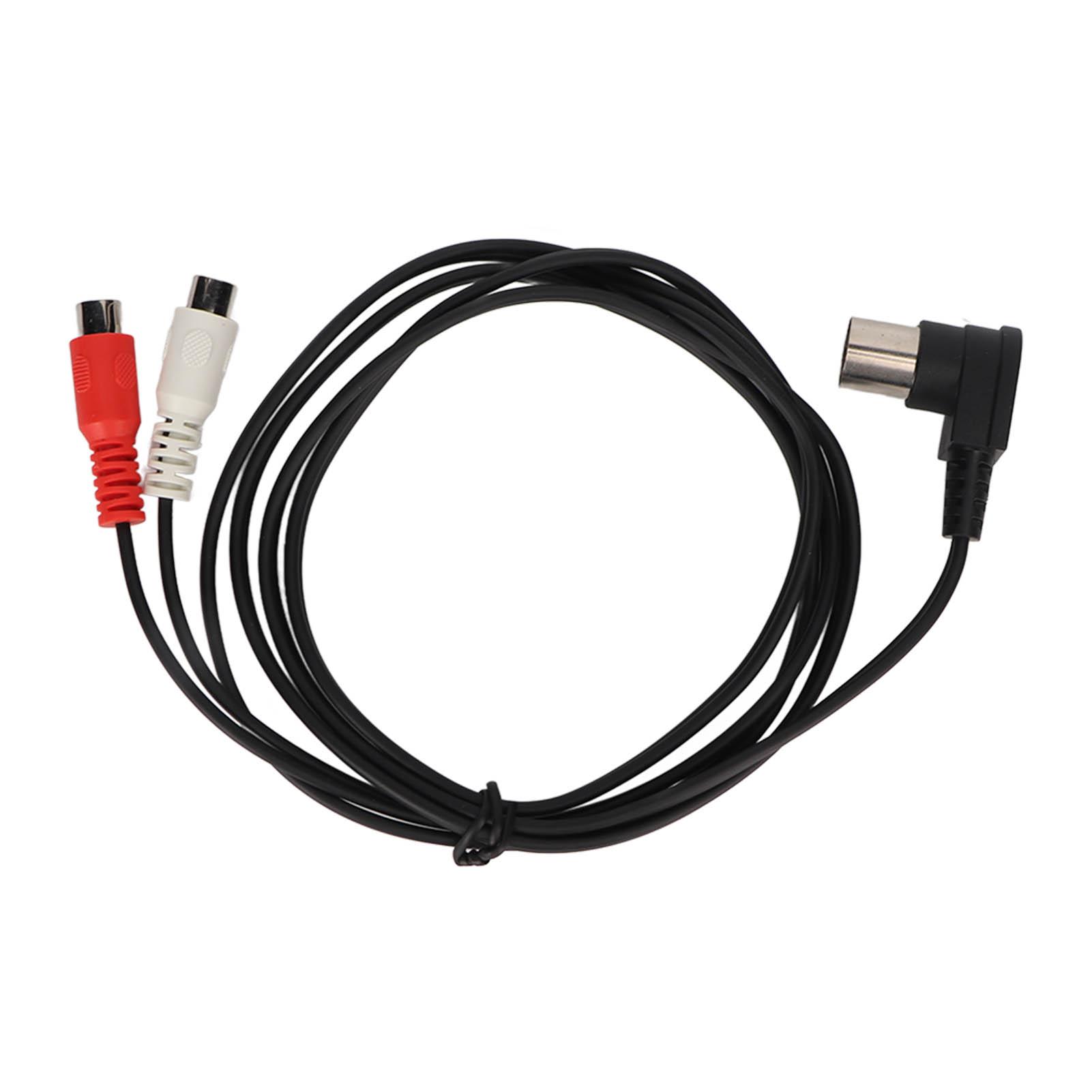 Кабель звуковой DIN 5Pin папа - 2RCA мама 90 градусов 1,5 м Подключи и играй DIN 5PIN - 2RCA Y-разветвитель
Кабель звуковой DIN 5Pin папа - 2RCA мама 90 градусов 1,5 м Подключи и играй DIN 5PIN - 2RCA Y-разветвитель