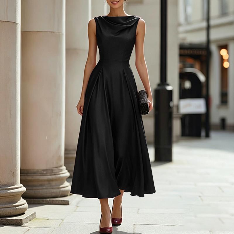 ZANZEA Women Elegant Pile Collar Casual Sleeveless A-line Satin Dress 2XL
ZANZEA Women Elegant Pile Collar Casual Sleeveless A-line Satin Dress 2XL