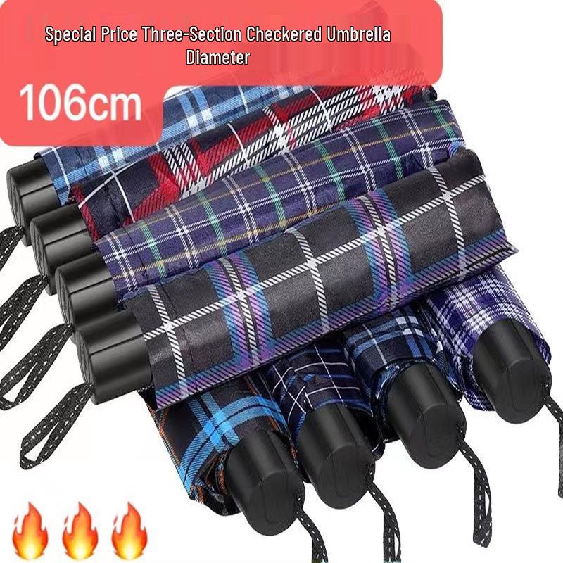 Twelve-Rib XL Three-Fold Umbrella for Men & Women - Business, Triple-Person, Sun & Rain Dual-Use, Anti-Heavy Rain.
Twelve-Rib XL Three-Fold Umbrella for Men & Women - Business, Triple-Person, Sun & Rain Dual-Use, Anti-Heavy Rain.