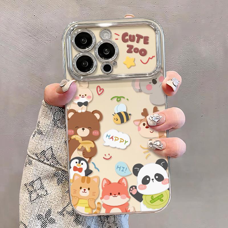 Милый браслет-скоба в виде животного, подходящий для iPhone16 Apple 15, чехол для мобильного телефона 14, гальванизированное большое окно 13, силиконовый, женский iPhone XS Max
Милый браслет-скоба в виде животного, подходящий для iPhone16 Apple 15, чехол для мобильного телефона 14, гальванизированное большое окно 13, силиконовый, женский iPhone XS Max