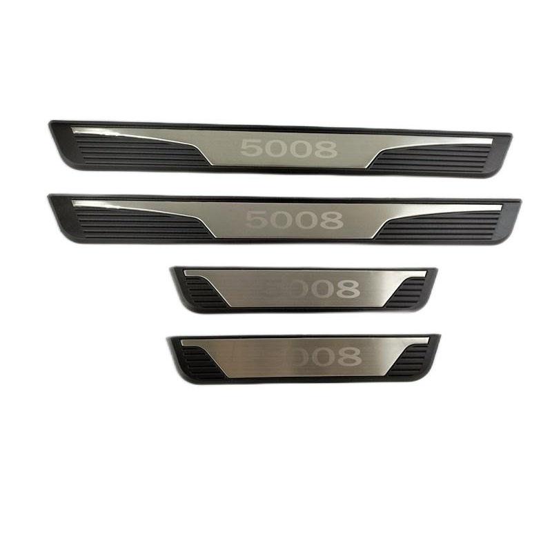 4PCS For 2016-2020 Peugeot 5008 GT Plastic Stainless Steel Auto Car Door Sill Pedal Scuff Plate Decorative Sequin Cover
4PCS For 2016-2020 Peugeot 5008 GT Plastic Stainless Steel Auto Car Door Sill Pedal Scuff Plate Decorative Sequin Cover