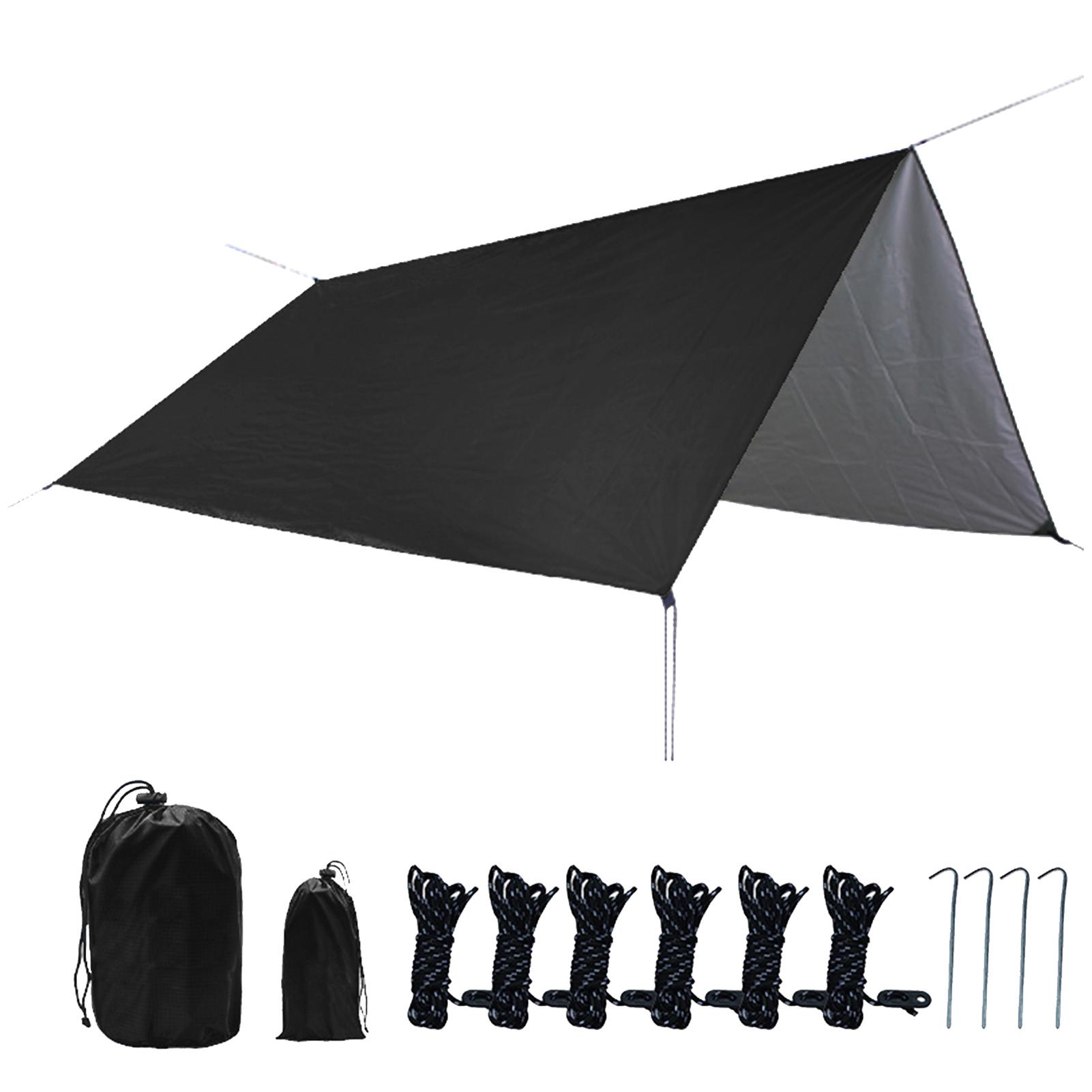 10 X 10 FT Sail Canopy Waterproof Rain Fly Sun Shade UV Resistant Heavy Duty Sand Sunshade With Pegs Rope Storage Bag For
10 X 10 FT Sail Canopy Waterproof Rain Fly Sun Shade UV Resistant Heavy Duty Sand Sunshade With Pegs Rope Storage Bag For