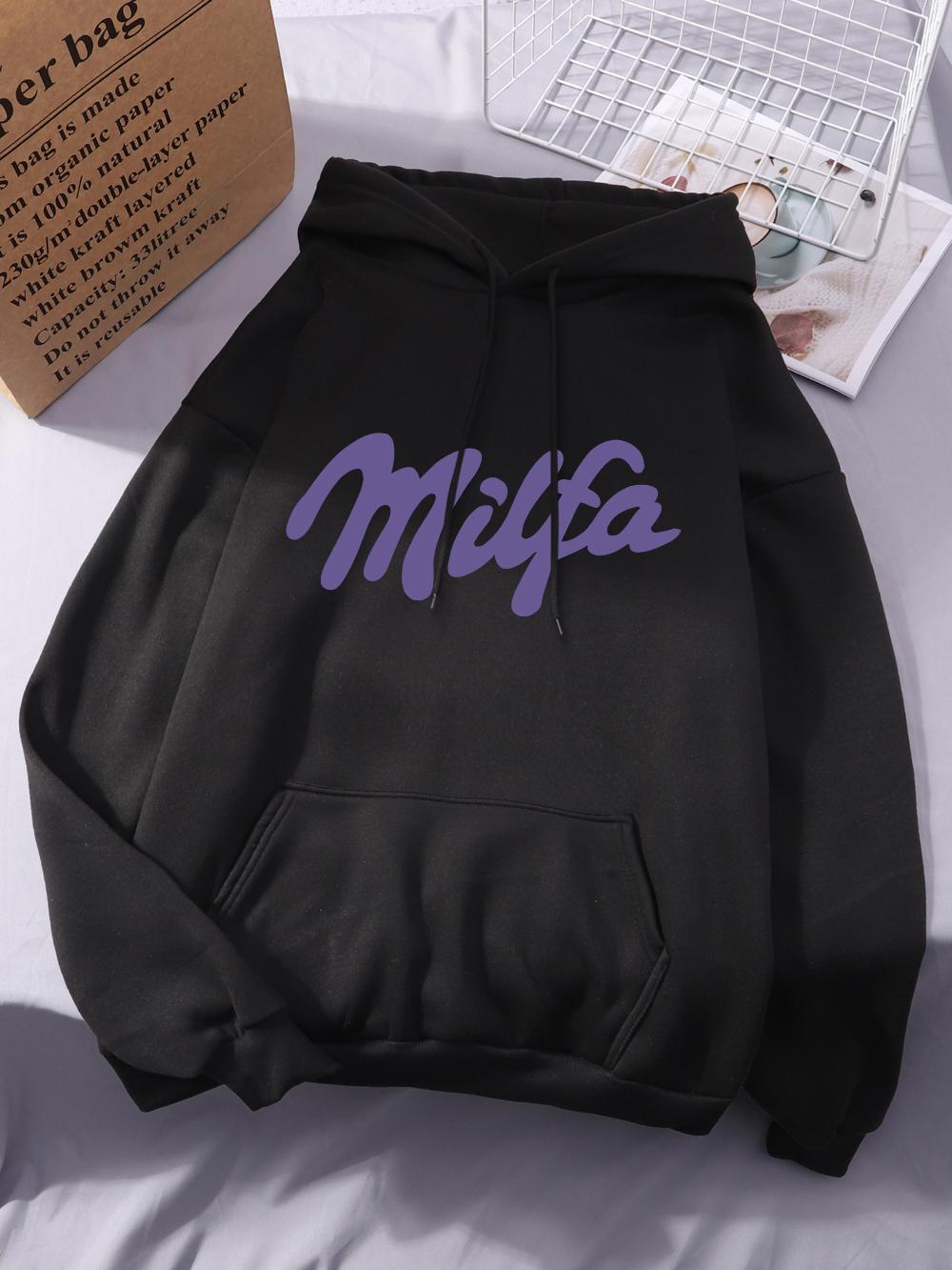 Milfa Letter Printing Hoodies Women Comfortable Loose Sweatshirts Winter Fleece Warm Pullovers Basics Casual Womans Streetwears 2XL
Milfa Letter Printing Hoodies Women Comfortable Loose Sweatshirts Winter Fleece Warm Pullovers Basics Casual Womans Streetwears 2XL