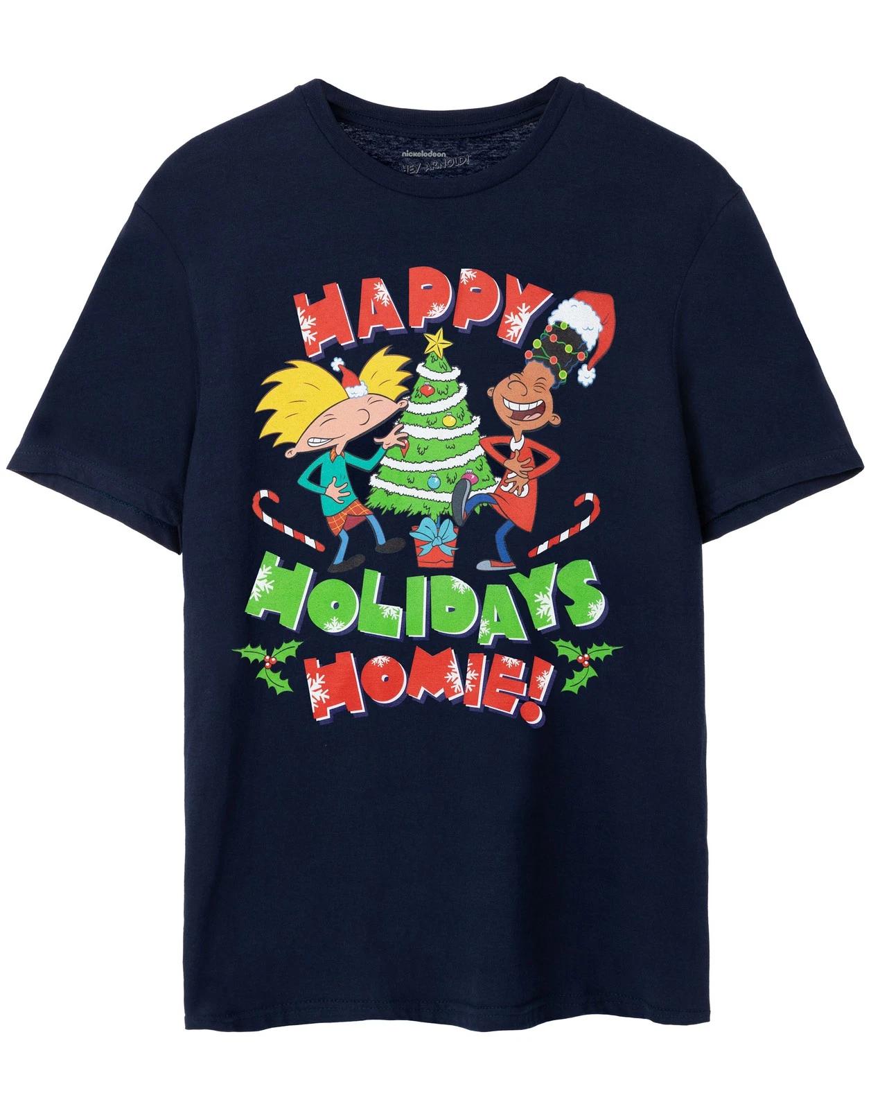 Hey Arnold Blue Happy Holidays Homie Short Sleeved T-Shirt Mens 4XL
Hey Arnold Blue Happy Holidays Homie Short Sleeved T-Shirt Mens 4XL