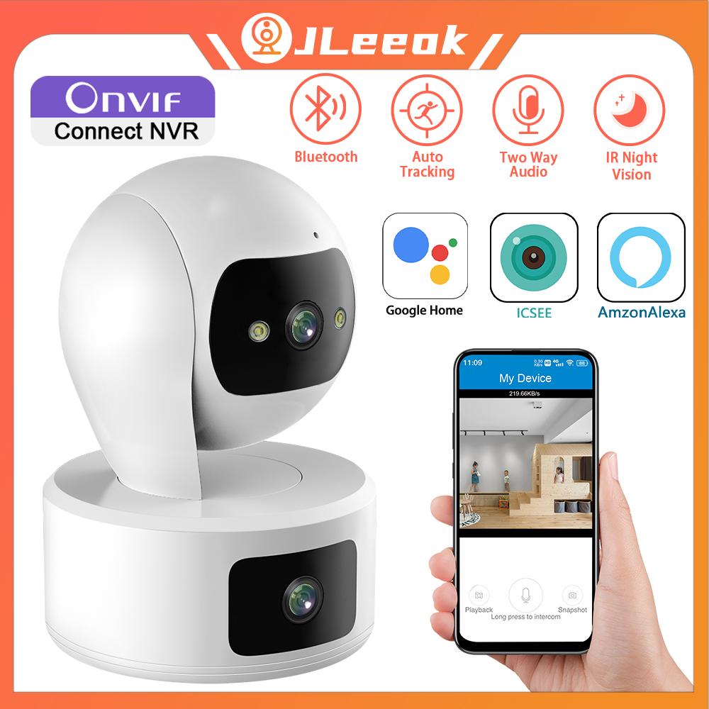 Jleeok ICSEE Wireless 4K 8MP Dual Lens WIFI Motion Detection IP Camera PTZ Indoor Home Securtiy IR Cam ONVIF NVR CCTV
Jleeok ICSEE Wireless 4K 8MP Dual Lens WIFI Motion Detection IP Camera PTZ Indoor Home Securtiy IR Cam ONVIF NVR CCTV