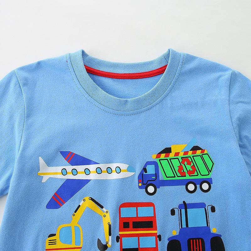 Summer new boys T-shirt European and American style cartoon print children s sweatshirt 160
Summer new boys T-shirt European and American style cartoon print children s sweatshirt 160