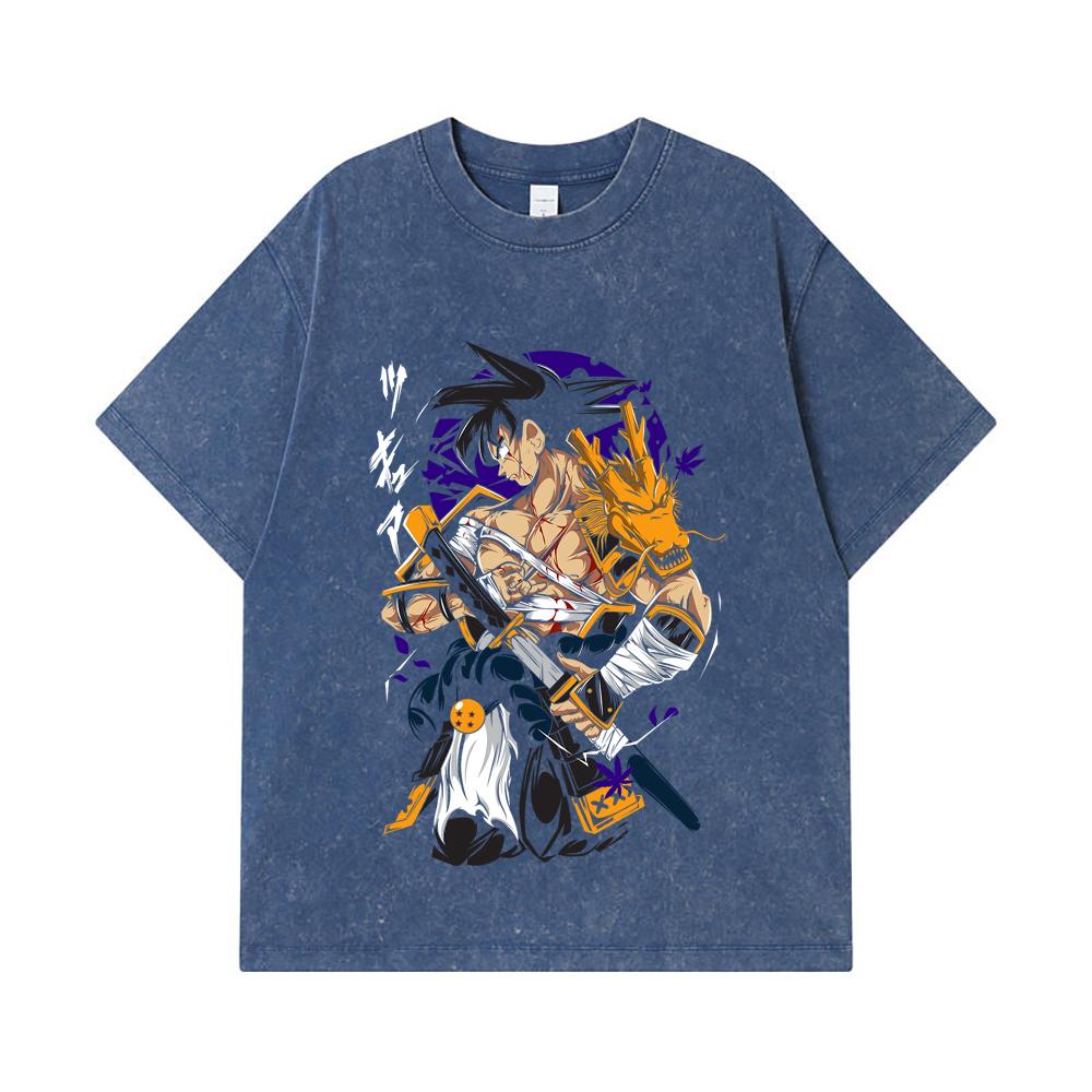 275 GSM Washed T-shirts 100% Cotton Dragon Ball V68 Goku Samurai Print Unisex Heavy Cotton T Shirt 2XL королівський синій колір
275 GSM Washed T-shirts 100% Cotton Dragon Ball V68 Goku Samurai Print Unisex Heavy Cotton T Shirt 2XL королівський синій колір