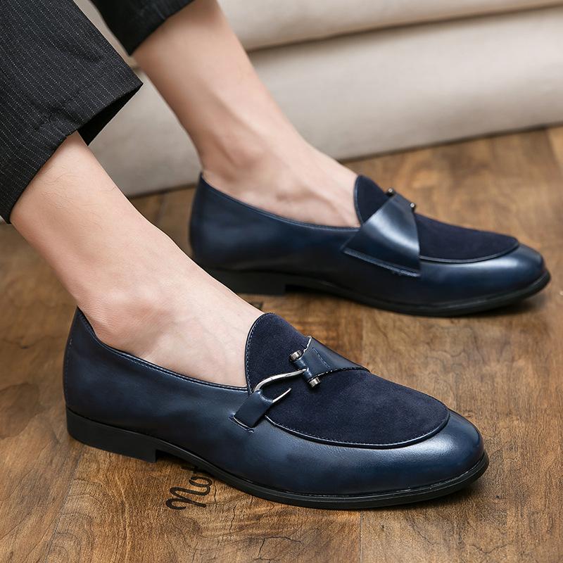 Men s shoes large size spring new leather shoes fashion British style casual leather shoes trend foot cover business small leather shoes 38
Men s shoes large size spring new leather shoes fashion British style casual leather shoes trend foot cover business small leather shoes 38