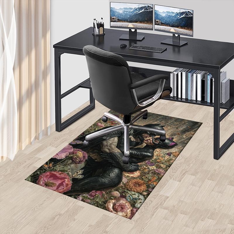 BatmanCatwoman Office Carpet Chair Mats, Home Decor Dormitory Floor Protector With Anti-Skid Backing, Large Area Coverage, Christmas Decorat 60cm by 90cm
BatmanCatwoman Office Carpet Chair Mats, Home Decor Dormitory Floor Protector With Anti-Skid Backing, Large Area Coverage, Christmas Decorat 60cm by 90cm