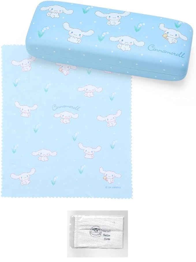 Glasses case hard folding with cloth glasses case Cinnamoroll cinnamon set (glasses case, cleaner)
Glasses case hard folding with cloth glasses case Cinnamoroll cinnamon set (glasses case, cleaner)