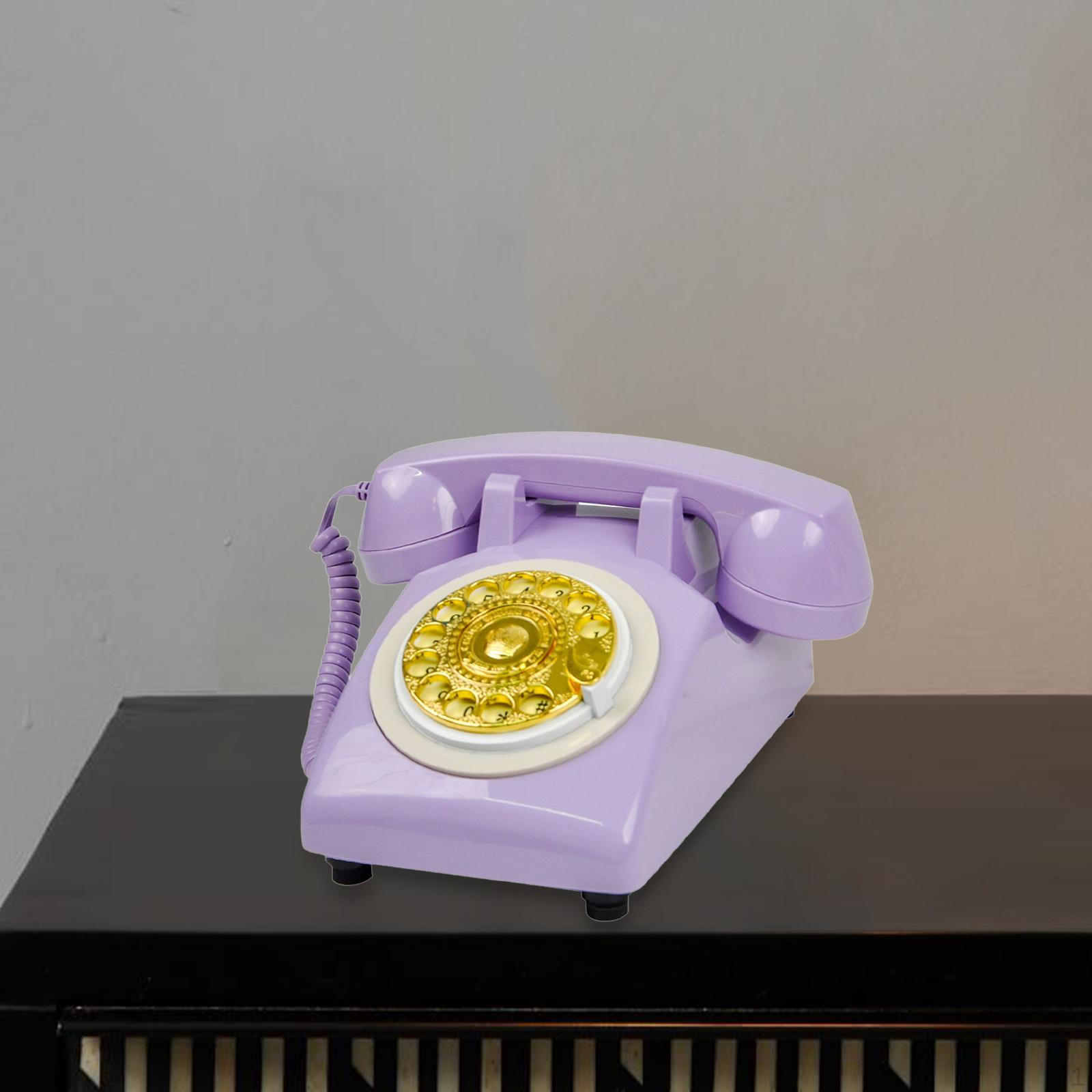 Retro Telephone Desk Phone Classic European Wedding Prayer Blessing Phonograph Old Fashioned фіолетовий
Retro Telephone Desk Phone Classic European Wedding Prayer Blessing Phonograph Old Fashioned фіолетовий