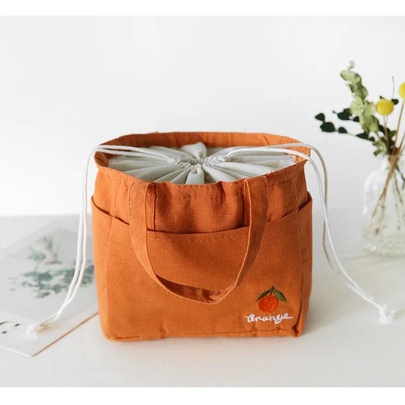 Cute Drawstring Pocket Stitch Thermal Lunch Bag for Kids Fruit Embroidery Handbags Portable Lunch Box ToteBags вишня
Cute Drawstring Pocket Stitch Thermal Lunch Bag for Kids Fruit Embroidery Handbags Portable Lunch Box ToteBags вишня