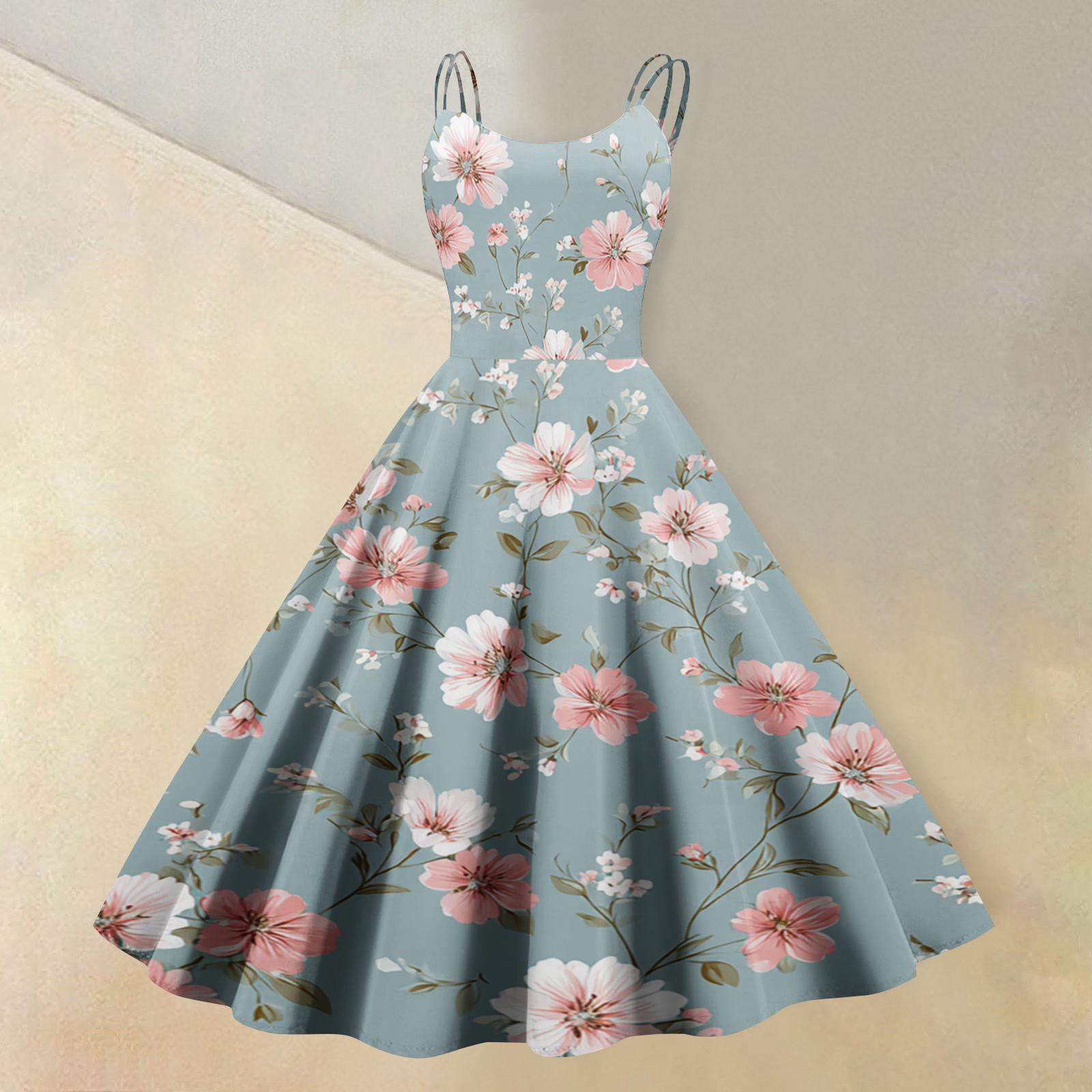 Women s fashionable casual floral print round neck sleeveless dress XXL
Women s fashionable casual floral print round neck sleeveless dress XXL