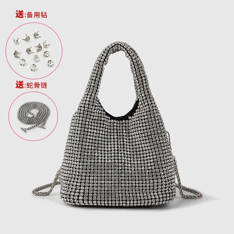 Shiny Crystal Clutch Purse Diamonds Bucket Shoulder Bag Rhinestone Handmade Purses Handbags Luxury Designer Evening Clutch Bag
Shiny Crystal Clutch Purse Diamonds Bucket Shoulder Bag Rhinestone Handmade Purses Handbags Luxury Designer Evening Clutch Bag