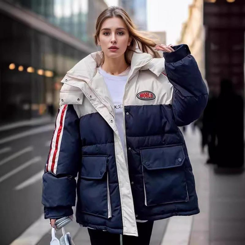 Contrast color down cotton-padded clothes Xi sonic boom cotton-padded clothes women s new thickened cotton-padded jackets loose winter coat tide XXL
Contrast color down cotton-padded clothes Xi sonic boom cotton-padded clothes women s new thickened cotton-padded jackets loose winter coat tide XXL