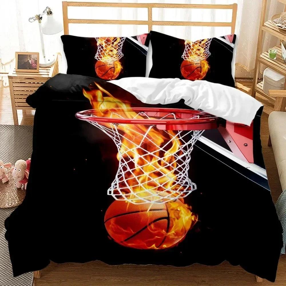 Top Twin Size Sports Basketball Fire Pattern Twin Bedding Set Microfiber Quilt Cover for Boys and Teens 135x200cm
Top Twin Size Sports Basketball Fire Pattern Twin Bedding Set Microfiber Quilt Cover for Boys and Teens 135x200cm