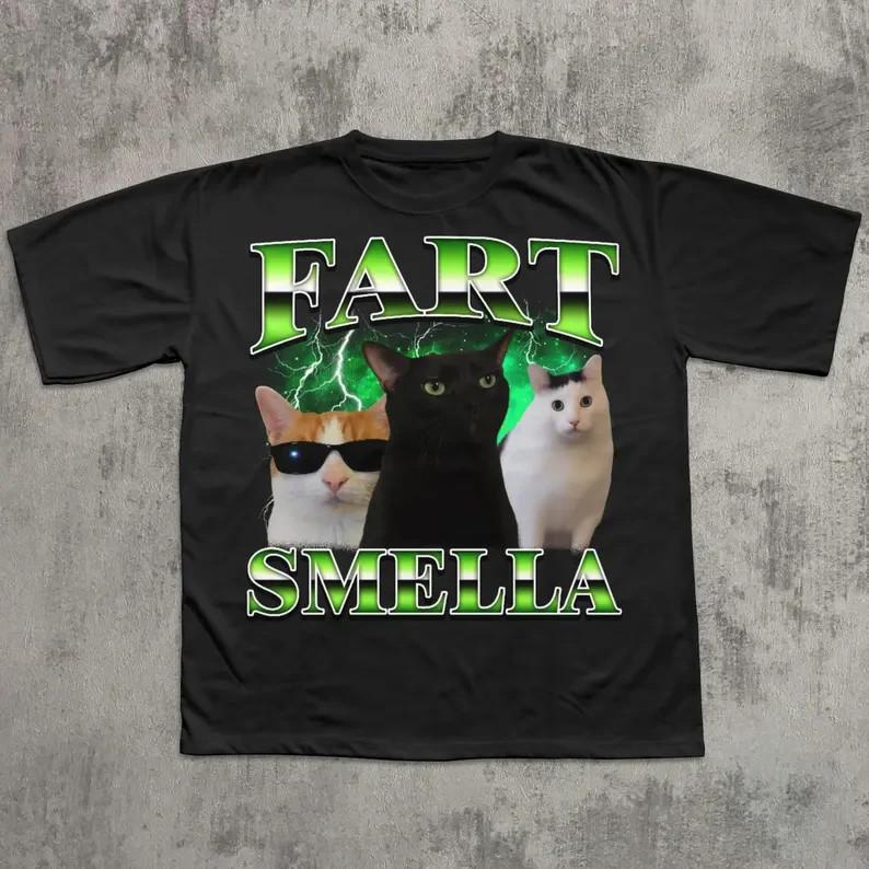 Fart Smella Funny Cat Tshirt Meme Shirts Silly Cats Tee Gift for Her Him Unisex T-Shirt XXXL
Fart Smella Funny Cat Tshirt Meme Shirts Silly Cats Tee Gift for Her Him Unisex T-Shirt XXXL