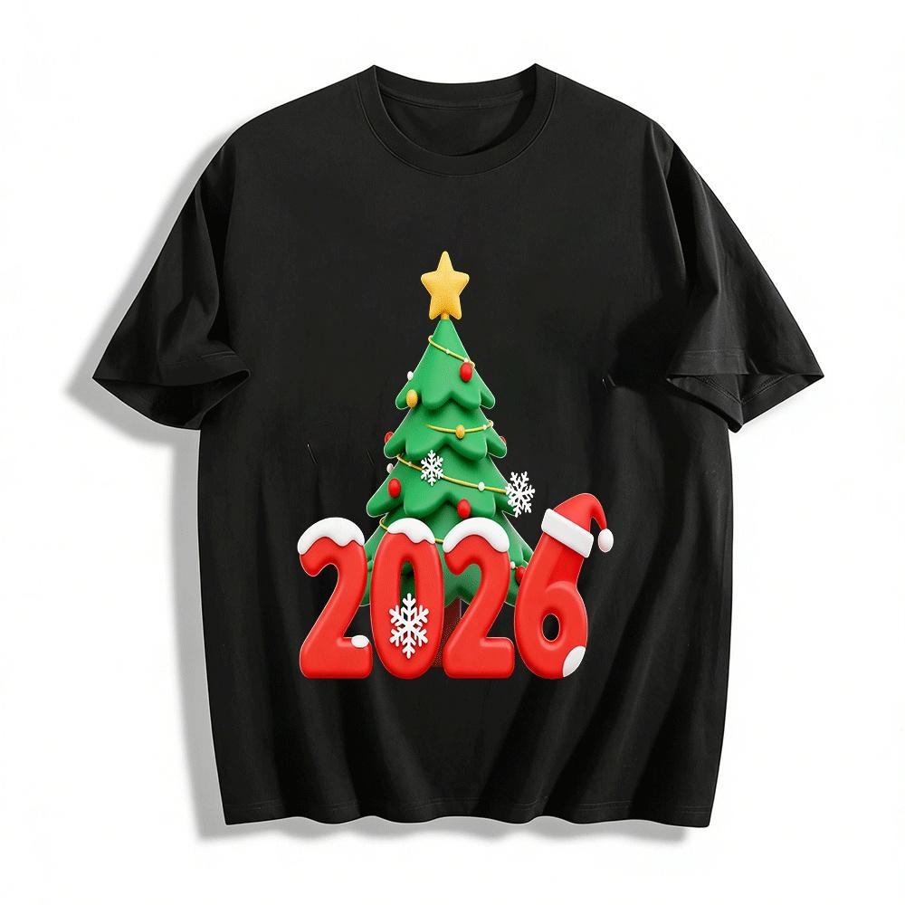 2026 Christmas Themed Printed Casual Top Festival Vibe Loose Tee Pure cotton T-shirt 6XL
2026 Christmas Themed Printed Casual Top Festival Vibe Loose Tee Pure cotton T-shirt 6XL