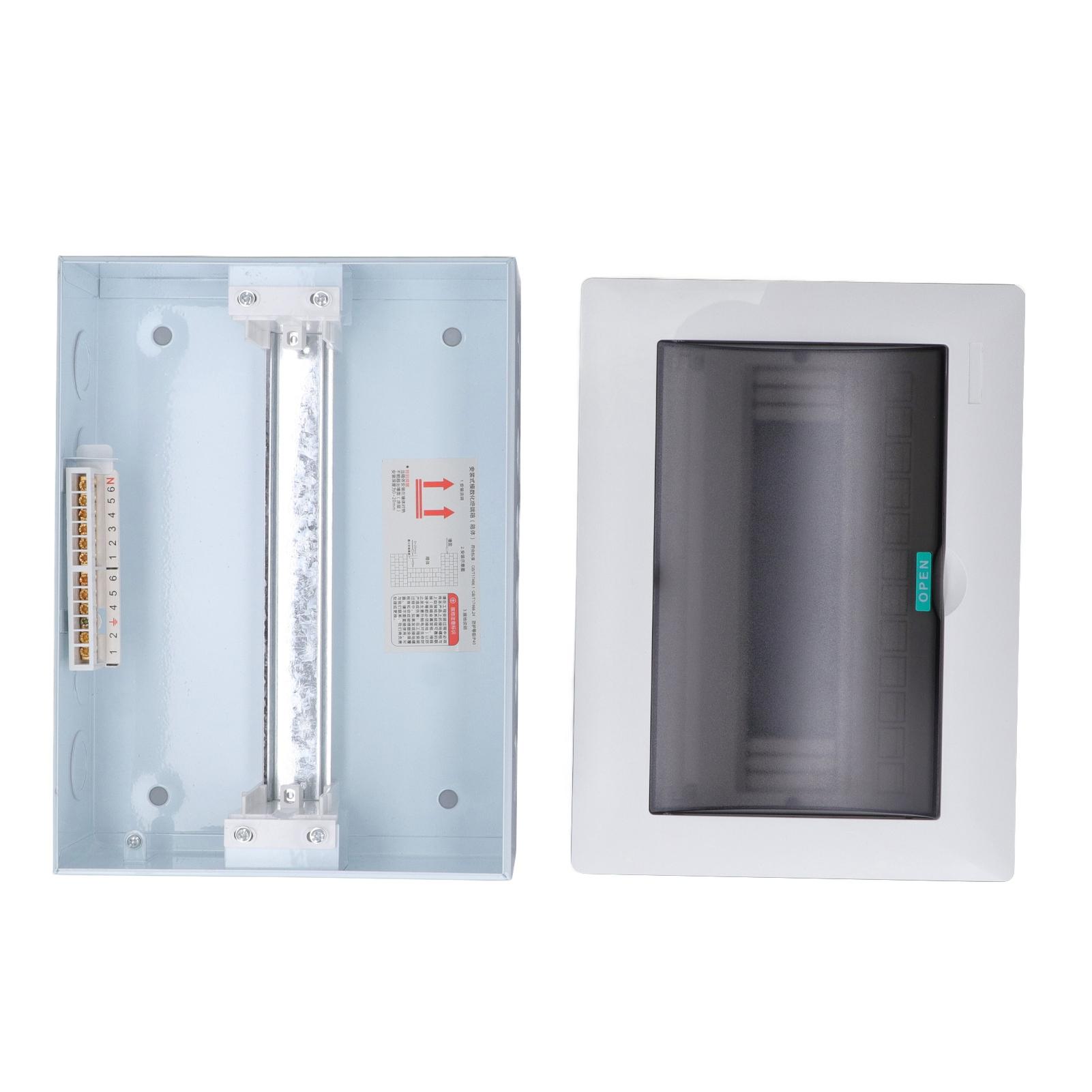 Distribution Box Protection 12 Way Surface Mounted Circuit Breaker DIN Rail Transparent Cover
Distribution Box Protection 12 Way Surface Mounted Circuit Breaker DIN Rail Transparent Cover