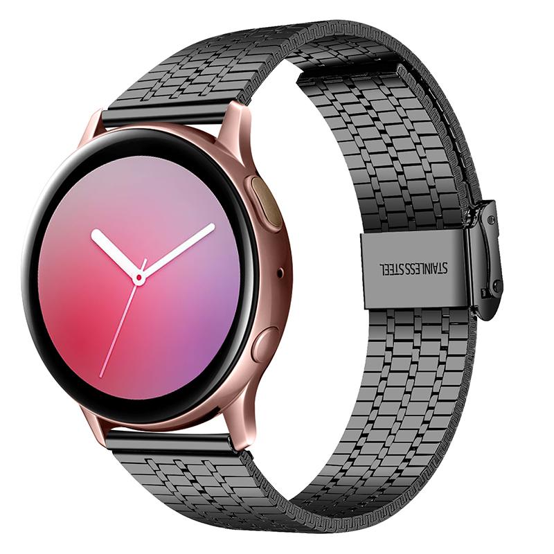 Seven Beads Stainless Steel Dual Buckle Design Watch Band Wrist Strap for Samsung Galaxy Watch 42mm/Watch3 41mm Rose Pink
Seven Beads Stainless Steel Dual Buckle Design Watch Band Wrist Strap for Samsung Galaxy Watch 42mm/Watch3 41mm Rose Pink