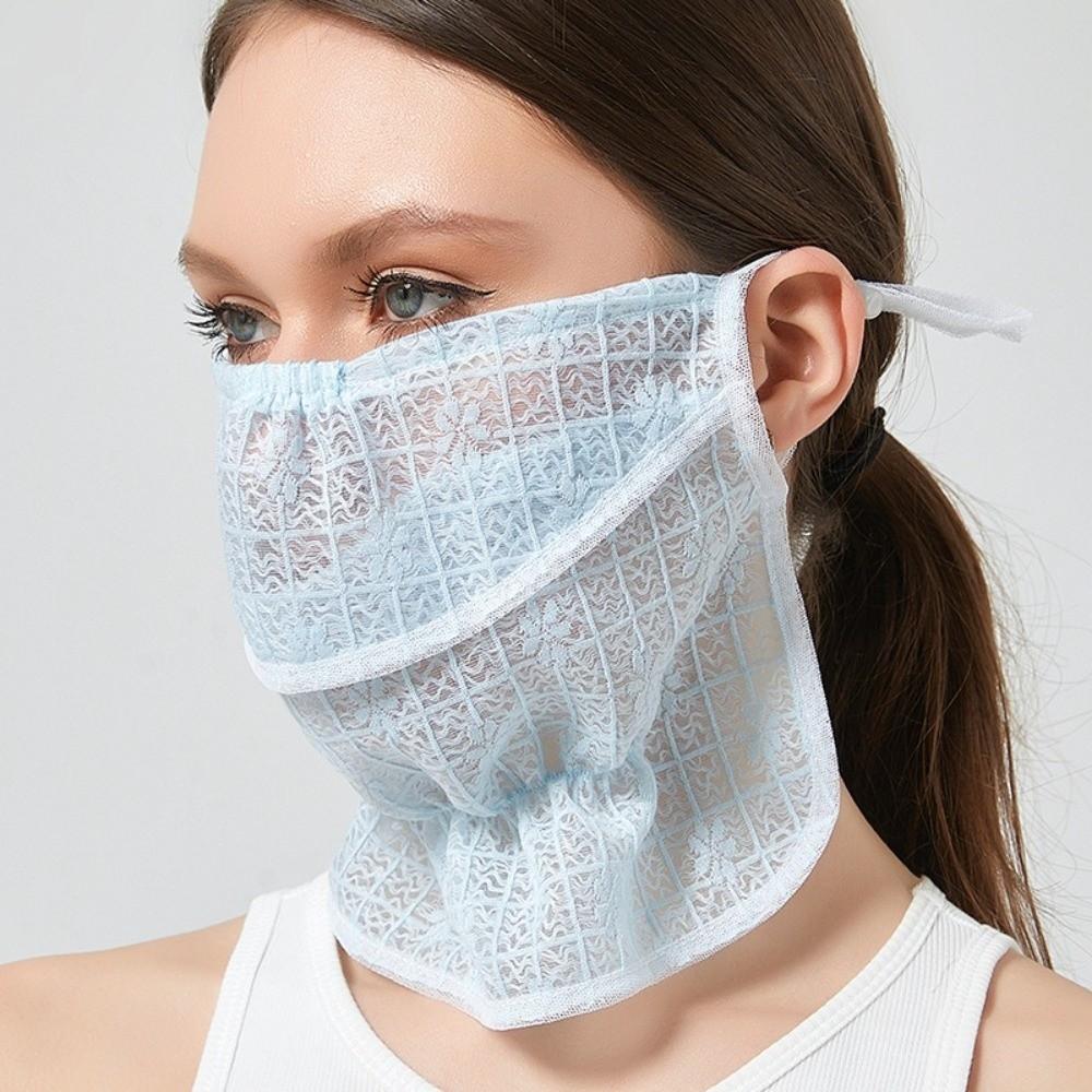 Breathable Sunscreen Mask Dustproof Mask Fashion Lace Face Cover Women
Breathable Sunscreen Mask Dustproof Mask Fashion Lace Face Cover Women