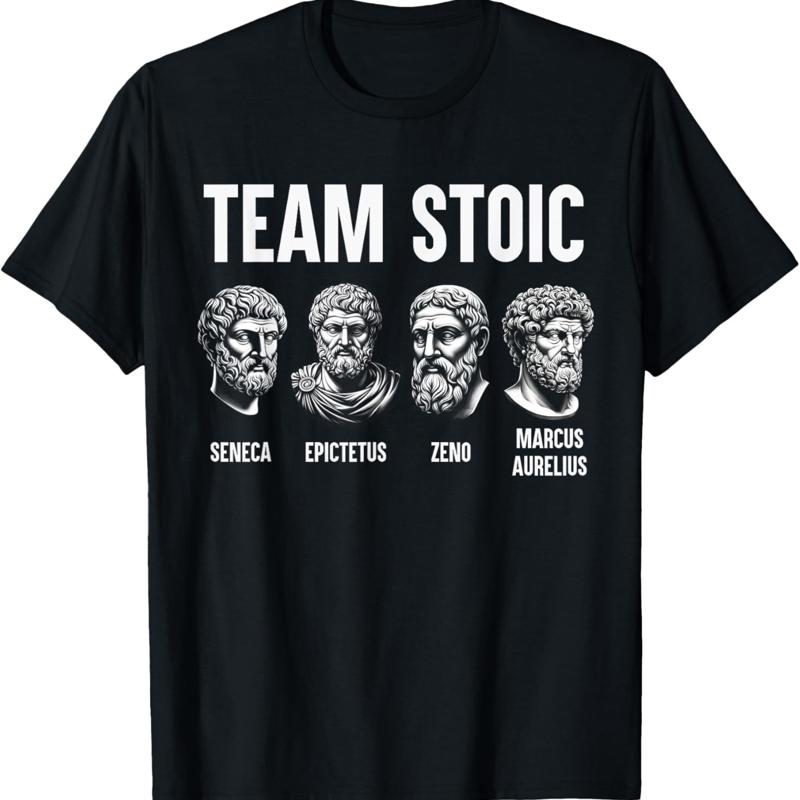 Team Stoic Philosopher Marcus Aurelius Epictetus Seneca Zeno T Shirt - Men s Summer Cotton Graphic Tee 5XL різнокольоровий
Team Stoic Philosopher Marcus Aurelius Epictetus Seneca Zeno T Shirt - Men s Summer Cotton Graphic Tee 5XL різнокольоровий