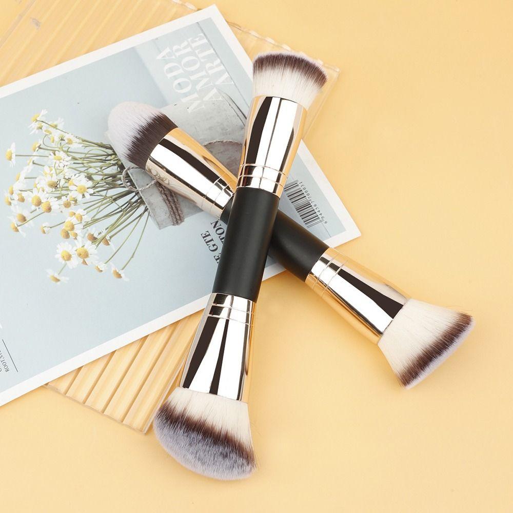 Professional 2 In 1 Makeup Brush Soft Hair Foundation Brush Beauty Tool Blush Brush Women style 1
Professional 2 In 1 Makeup Brush Soft Hair Foundation Brush Beauty Tool Blush Brush Women style 1
