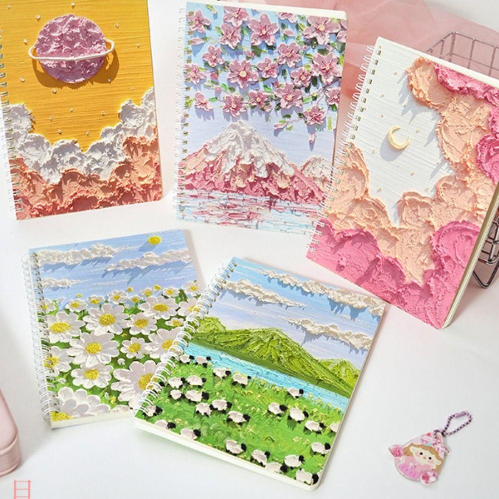 Oil Painting Series Loose-leaf Notebook Writing Pads Line Handbook Coil Notepad Students Gift style E
Oil Painting Series Loose-leaf Notebook Writing Pads Line Handbook Coil Notepad Students Gift style E