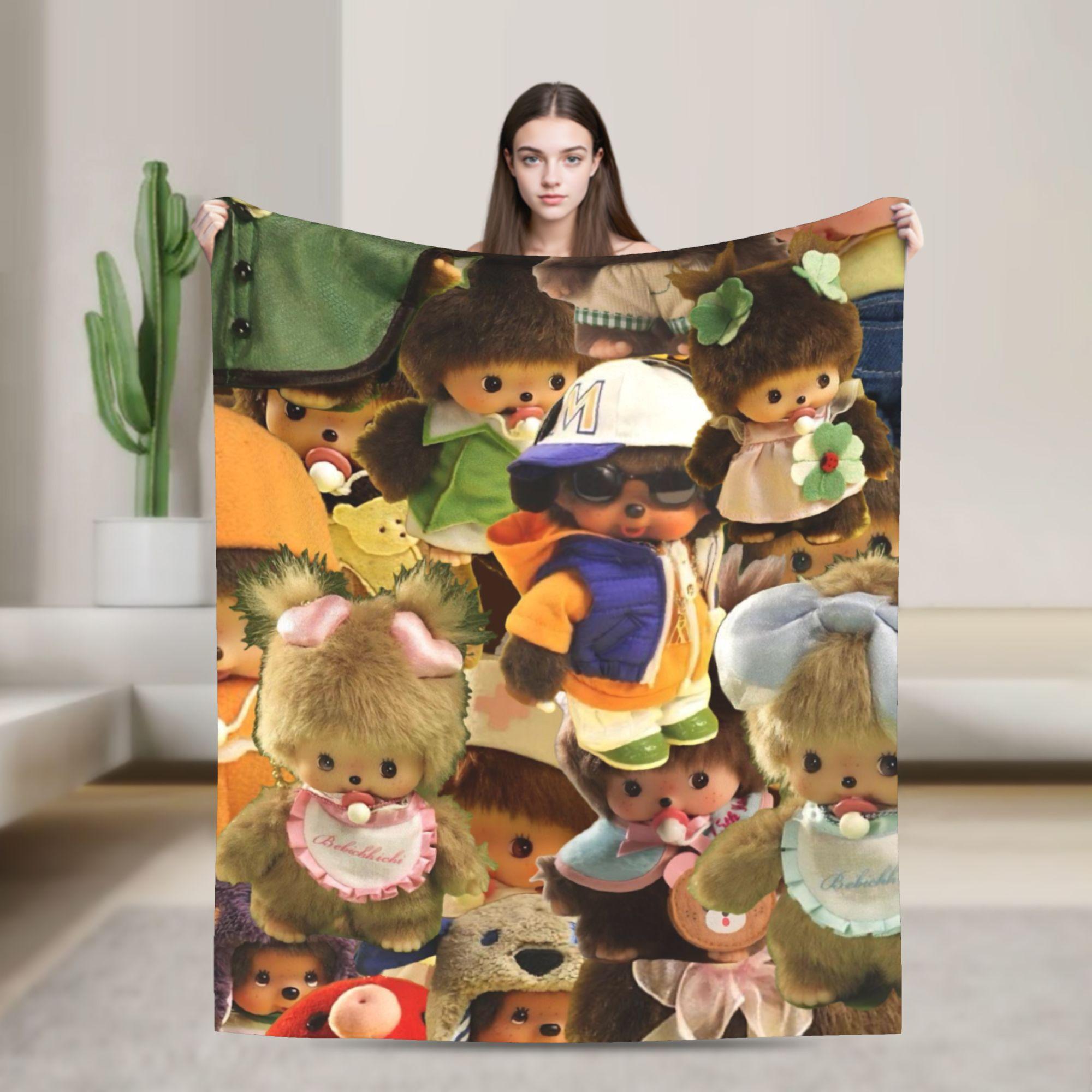 M-Monchhichis Cartoon Flannel Blankets Soft Durable Throw Blanket for Bedroom Decorative Novelty Bedspread Sofa Bed Cover 30x40in
M-Monchhichis Cartoon Flannel Blankets Soft Durable Throw Blanket for Bedroom Decorative Novelty Bedspread Sofa Bed Cover 30x40in