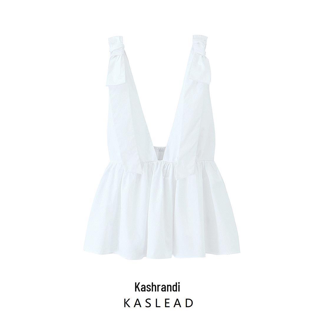 Spring 2025 Women s European & American Style Fashion Poplin Top with Bow Drawstring Decoration Extra Small
Spring 2025 Women s European & American Style Fashion Poplin Top with Bow Drawstring Decoration Extra Small