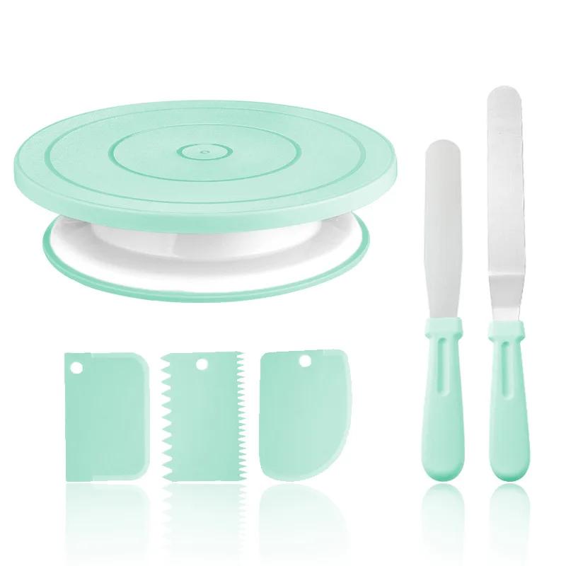 6pcs Cake Turntable Stand Cake Decoration Accessories DIY Mold Rotating Stable Anti-skid Round Cake Table Kitchen Baking Tools
6pcs Cake Turntable Stand Cake Decoration Accessories DIY Mold Rotating Stable Anti-skid Round Cake Table Kitchen Baking Tools