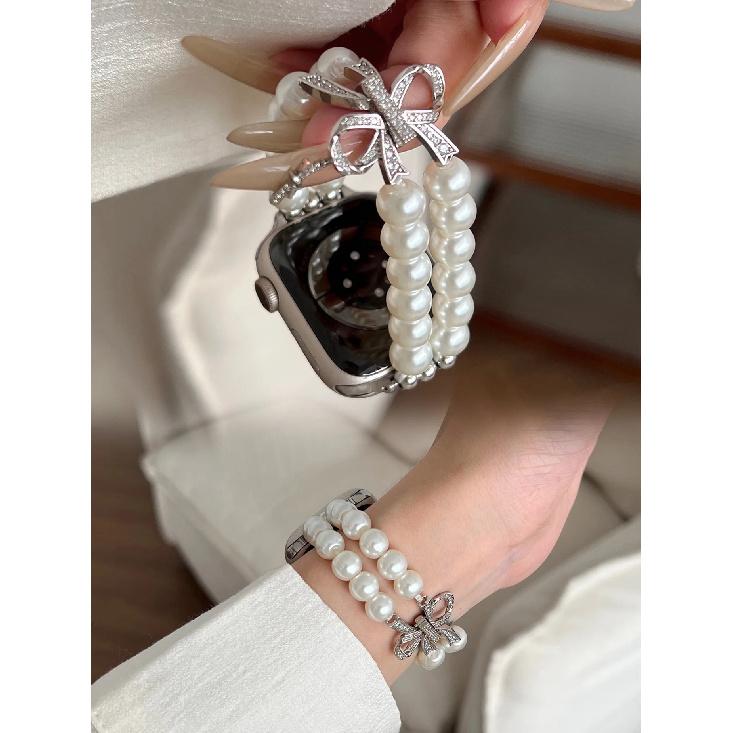 Bow Beads Link Strap For Apple Watch Band For Women 38mm 40mm 41mm 42mm 44mm 45mm 46mm 49mm 38mm40mm41mm 42mmS10 белый
Bow Beads Link Strap For Apple Watch Band For Women 38mm 40mm 41mm 42mm 44mm 45mm 46mm 49mm 38mm40mm41mm 42mmS10 белый