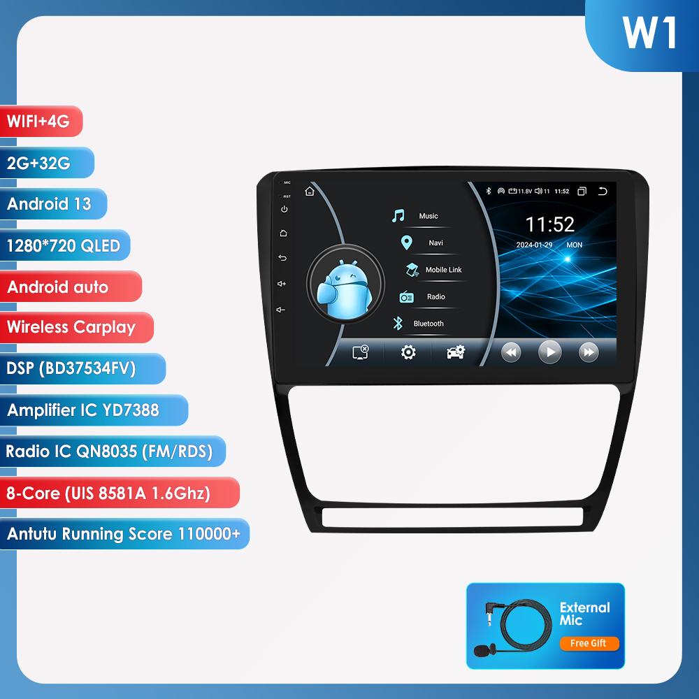 Hizpo 10.1 Carplay 4G 2Din Android 13 Автомагнитола для Skoda Octavia 2 2008 - 2013 Мультимедийный видеоплеер GPS DSP Авторадио RDS PC Интеллектуальный экран W1 B 8Core 2G 32G
Hizpo 10.1 Carplay 4G 2Din Android 13 Автомагнитола для Skoda Octavia 2 2008 - 2013 Мультимедийный видеоплеер GPS DSP Авторадио RDS PC Интеллектуальный экран W1 B 8Core 2G 32G