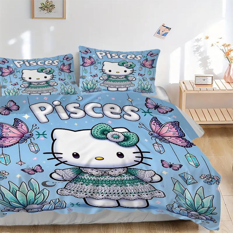 3pcs Hello Kitty s Dreamy Pisces Adventure Quilt Cover Set - Soft and Cozy Bedroom, Guest Room and Dorm Decorative Bedding 3-Piece Set 1 Quilt Co 135x200cm
3pcs Hello Kitty s Dreamy Pisces Adventure Quilt Cover Set - Soft and Cozy Bedroom, Guest Room and Dorm Decorative Bedding 3-Piece Set 1 Quilt Co 135x200cm
