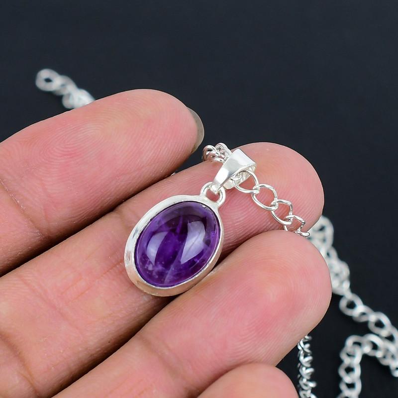 Sage Amethyst 10x14 S Lock Chain Pendant HandCrafted Fine Polished 925 Sterling Silver Pendant with Morden Design Gift for Wedding Bridal фіолетовий
Sage Amethyst 10x14 S Lock Chain Pendant HandCrafted Fine Polished 925 Sterling Silver Pendant with Morden Design Gift for Wedding Bridal фіолетовий