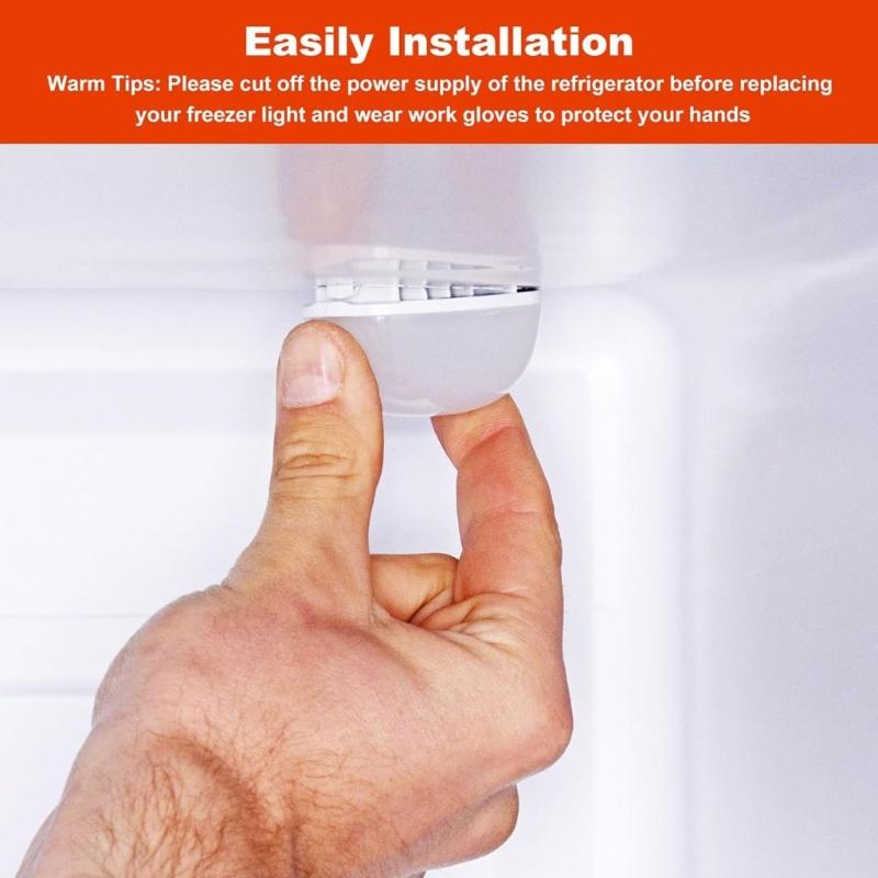 Refrigerator LED Light Bulb 1.2W 30-32V Freezer Replacement for W11549780 China Mainland
Refrigerator LED Light Bulb 1.2W 30-32V Freezer Replacement for W11549780 China Mainland