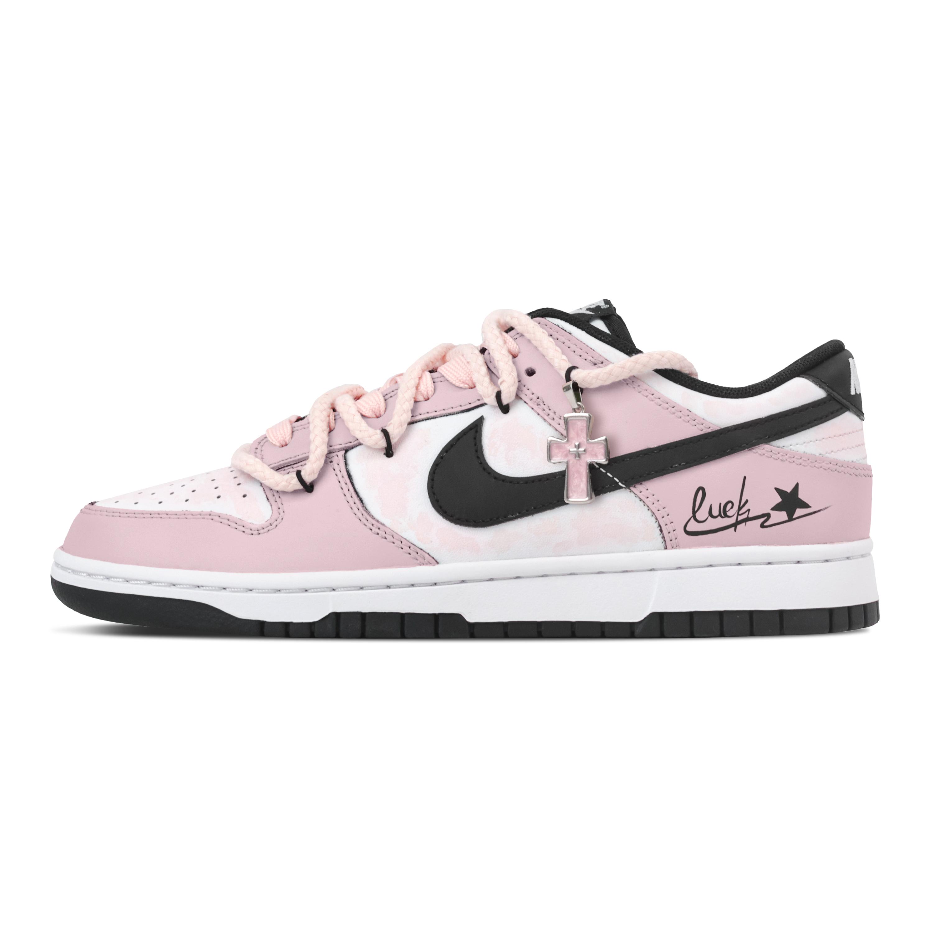 Nike Dunk Lucky Star Abrasion Resistant Low top Skateboard Shoes Unisex Black Pink DD1391-100(Team459-) 44
Nike Dunk Lucky Star Abrasion Resistant Low top Skateboard Shoes Unisex Black Pink DD1391-100(Team459-) 44
