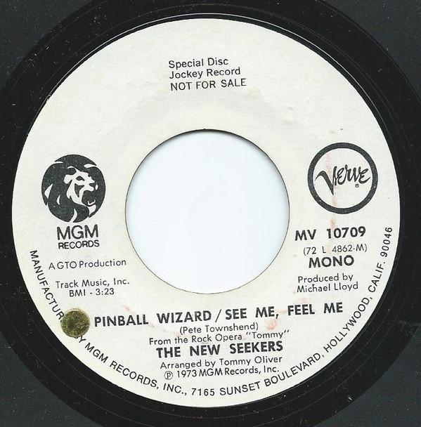 7inch Record NEW SEEKERS - Pinball Wizard / See Me, Feel Me MV10709 MGM Records, Ve 1972 US Rock Used
7inch Record NEW SEEKERS - Pinball Wizard / See Me, Feel Me MV10709 MGM Records, Ve 1972 US Rock Used