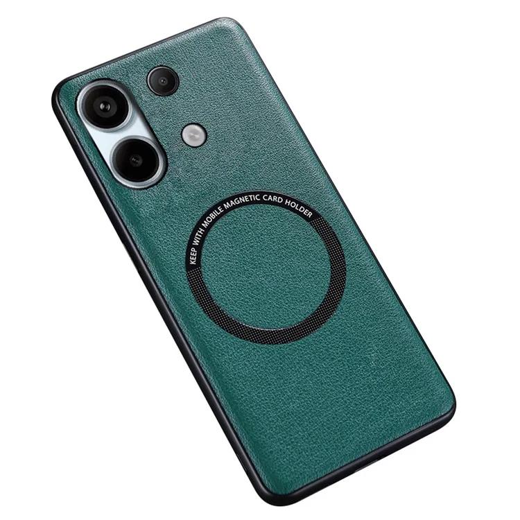 For Xiaomi Redmi Note 13 4G Magnetic Case PU Leather Coated TPU Phone Cover 
For Xiaomi Redmi Note 13 4G Magnetic Case PU Leather Coated TPU Phone Cover
