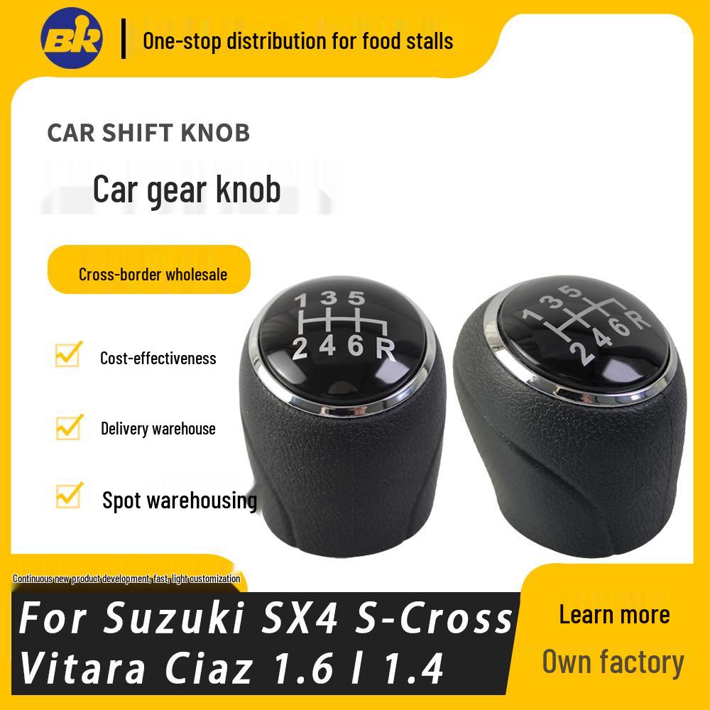 Compatible Gear Shift Lever Handle for Suzuki SX4 S-cross 2015-2022 (6-speed) 6-speed чорний
Compatible Gear Shift Lever Handle for Suzuki SX4 S-cross 2015-2022 (6-speed) 6-speed чорний