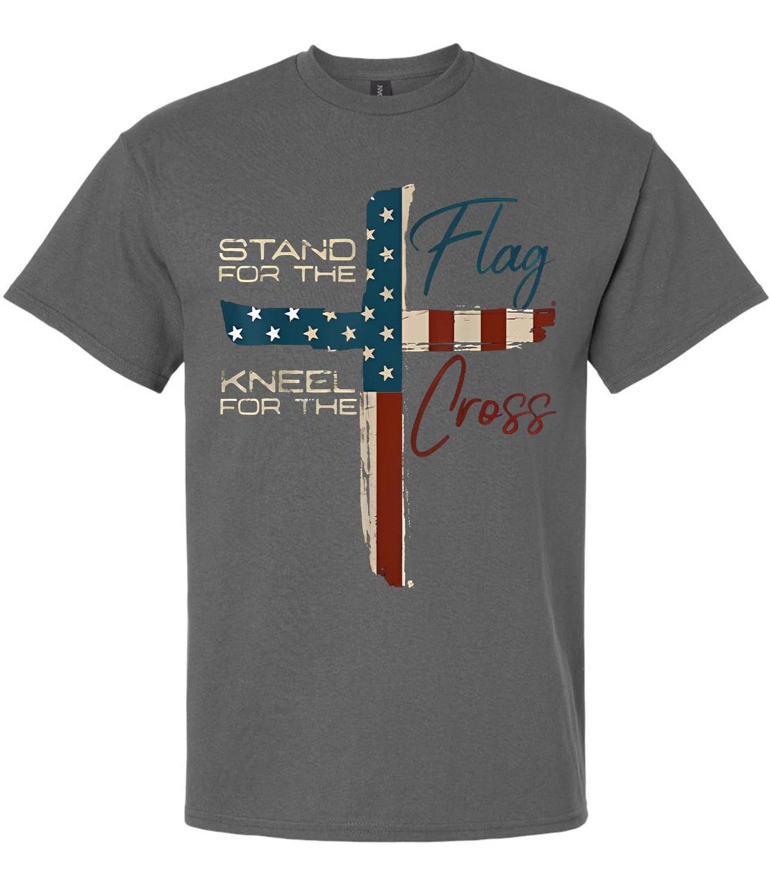 Patriot Pride Men s Graphic T-Shirt - Stand for the Flag, Kneel for the Cross, L
Patriot Pride Men s Graphic T-Shirt - Stand for the Flag, Kneel for the Cross, L