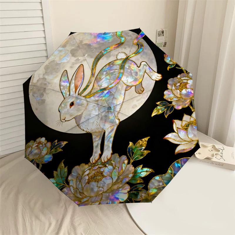 1PC Moon Rabbit Flowers Umbrella-8-Rib Reinforced, Automatic Open, Lightweight & Durable, Cute Fashion Accessory for Outdoor-F2639
1PC Moon Rabbit Flowers Umbrella-8-Rib Reinforced, Automatic Open, Lightweight & Durable, Cute Fashion Accessory for Outdoor-F2639